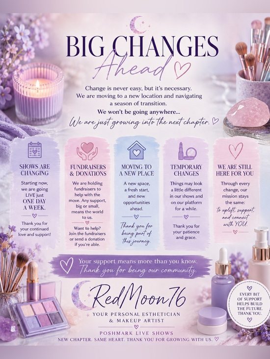 Other - @RedMoon76 'Big Changes Ahead' Announcement- Starting June 23, 2026
